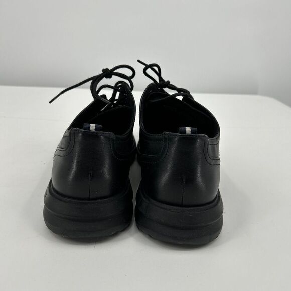 NWT Cole Haan C36938 Black Leather Wingtip LaceUp Brogues Shoes 11 1/2 M - Picture 3 of 6